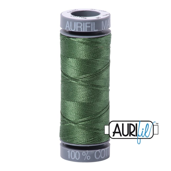 #2890 Very Dark Grass Green Aurifil Cotton Thread