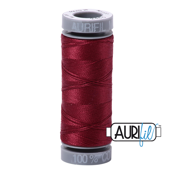 #2460 Dark Carmine Red Aurifil Cotton Thread