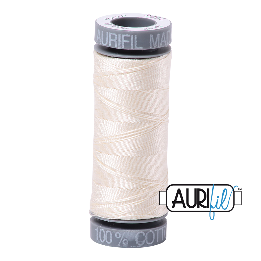 #2026 Chalk Aurifil Cotton Thread