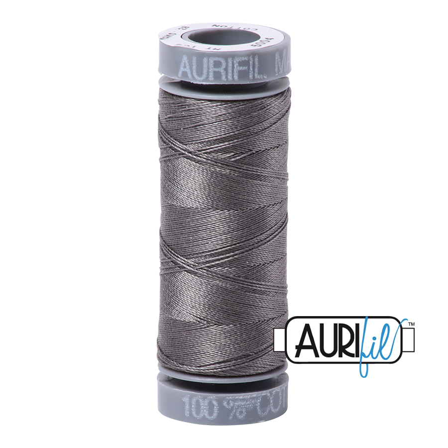 #5004 Grey Smoke Aurifil Cotton Thread
