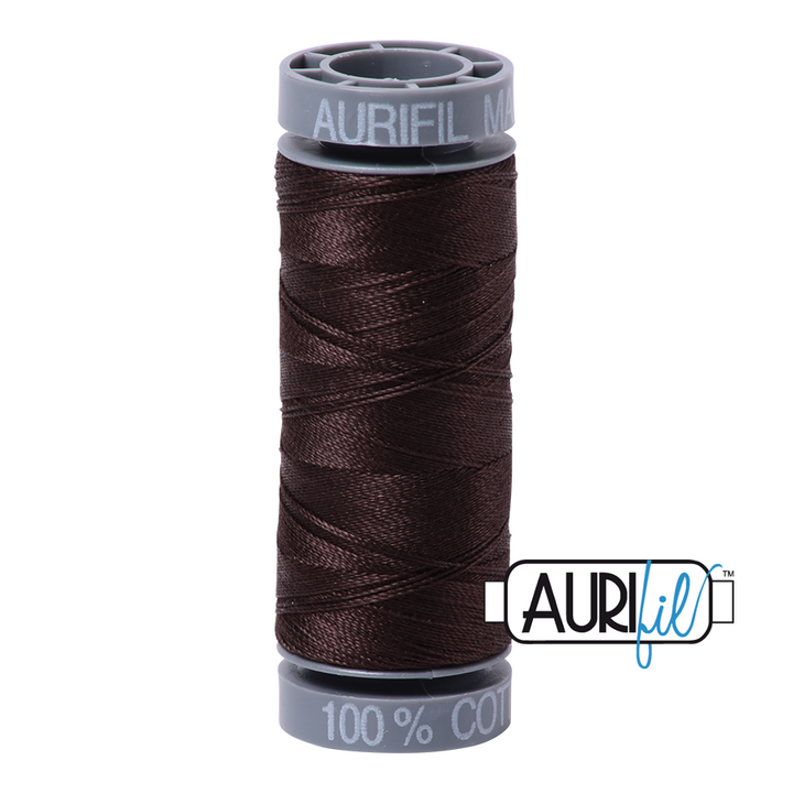 #1130 Very Dark Bark Aurifil Cotton Thread