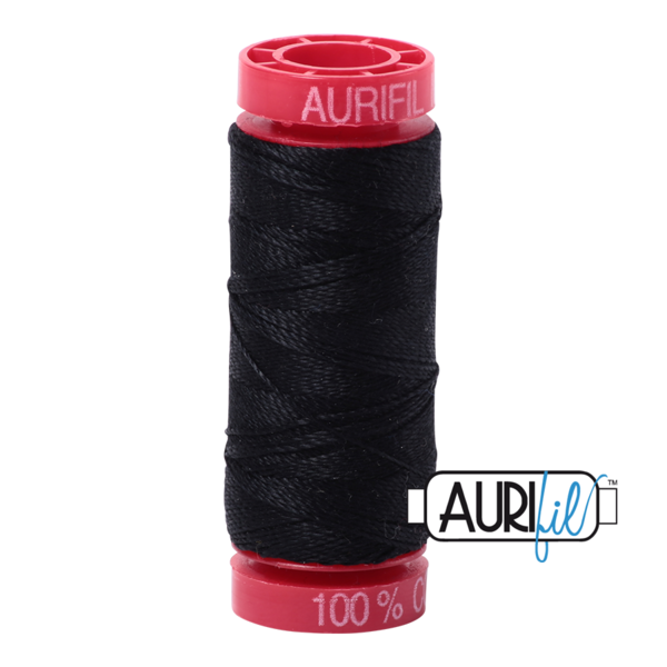 #2692 Black Aurifil Cotton Thread