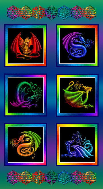 Panel 172 - Rainbow Dragons