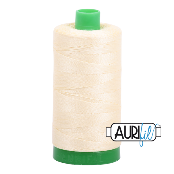 #2110 Light Lemon Aurifil Cotton Thread