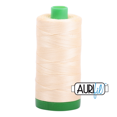 #2123 Butter Aurifil Cotton Thread