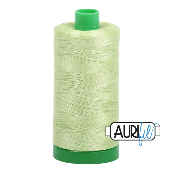 #3320 Light Spring Green Variegated Aurifil Cotton Thread