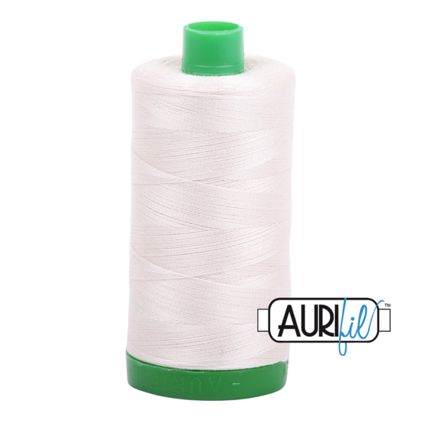 #2309 Silver White Aurifil Cotton Thread