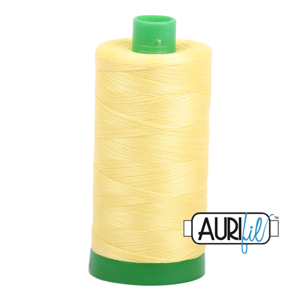 #2115 Lemon Aurifil Cotton Thread