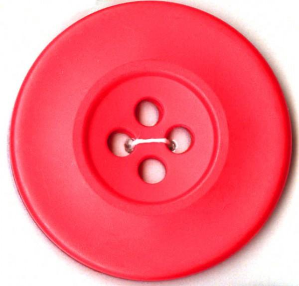 Dill Button 55mm 4-Hole Red