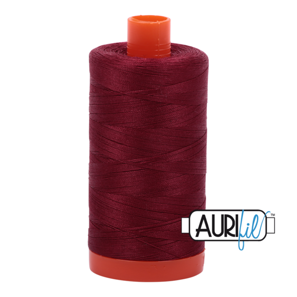 #2460 Dark Carmine Red Aurifil Cotton Thread