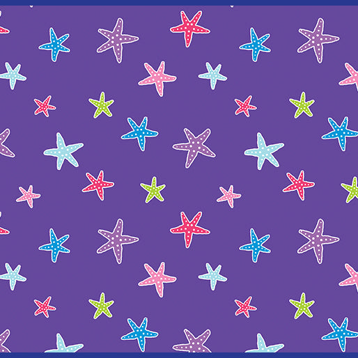 Mystical Mermaids - Magical Starfish Purple