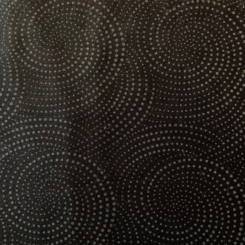 Black Spiral Dots HUE-C6076