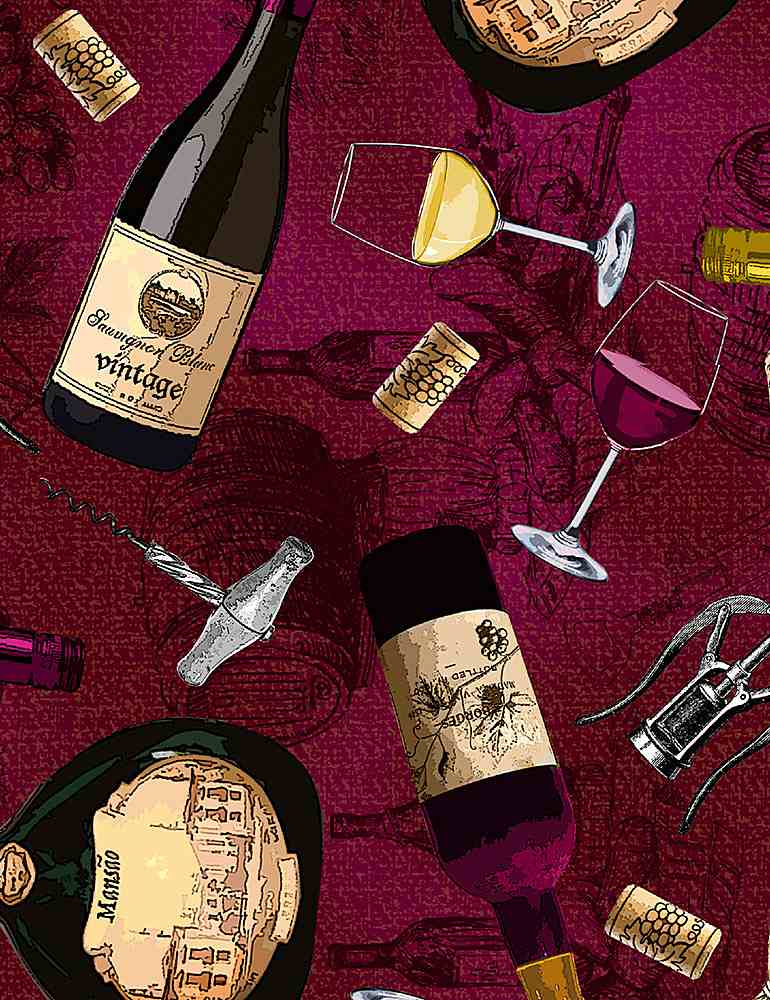 Wine Cellar - Tossed Wine Bottles - WINE-C8396