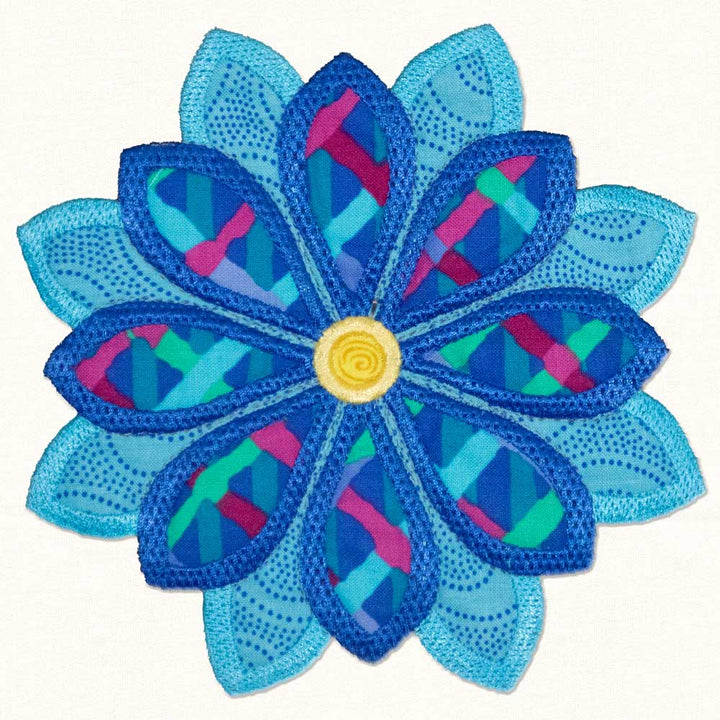 Just Flowers-  Machine Embroidery Pattern