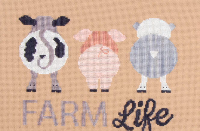Farm Life Cross Stitch Pattern