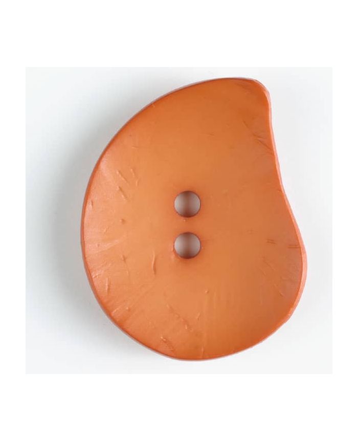 Dill Button 50mm Paisley Orange - 390148