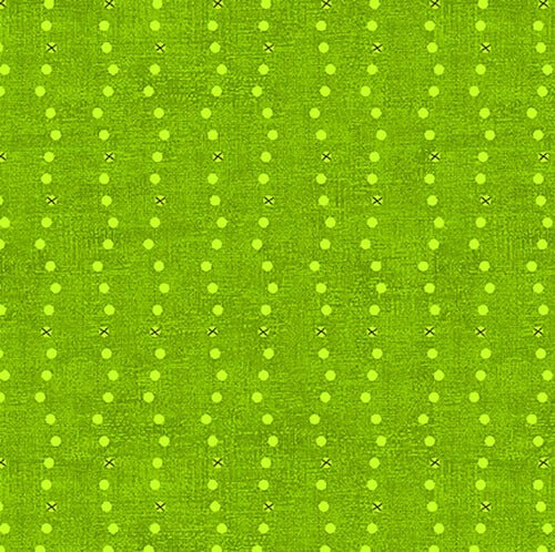 Basically - Dots on Line Green