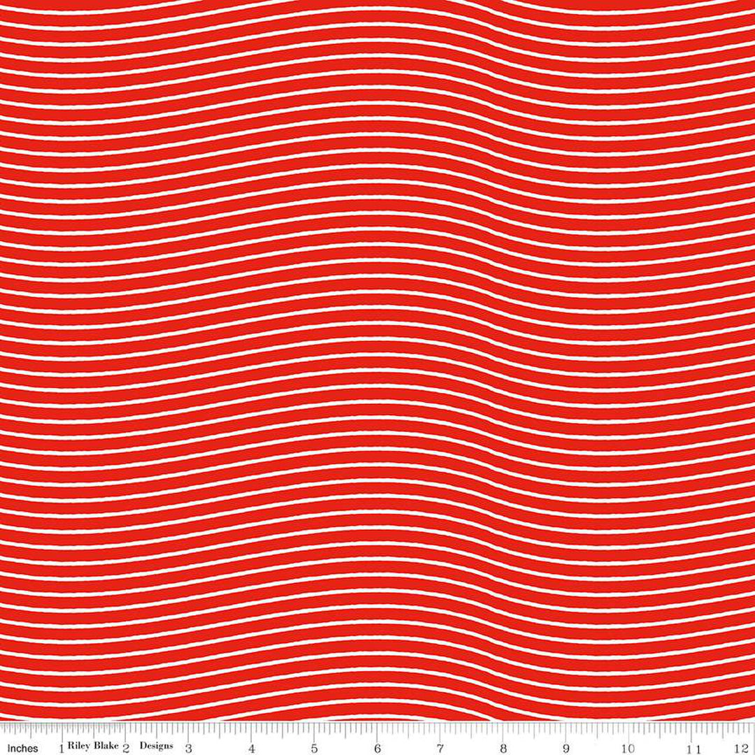 Nicholas - Postal Stripes Red - C12341-RED