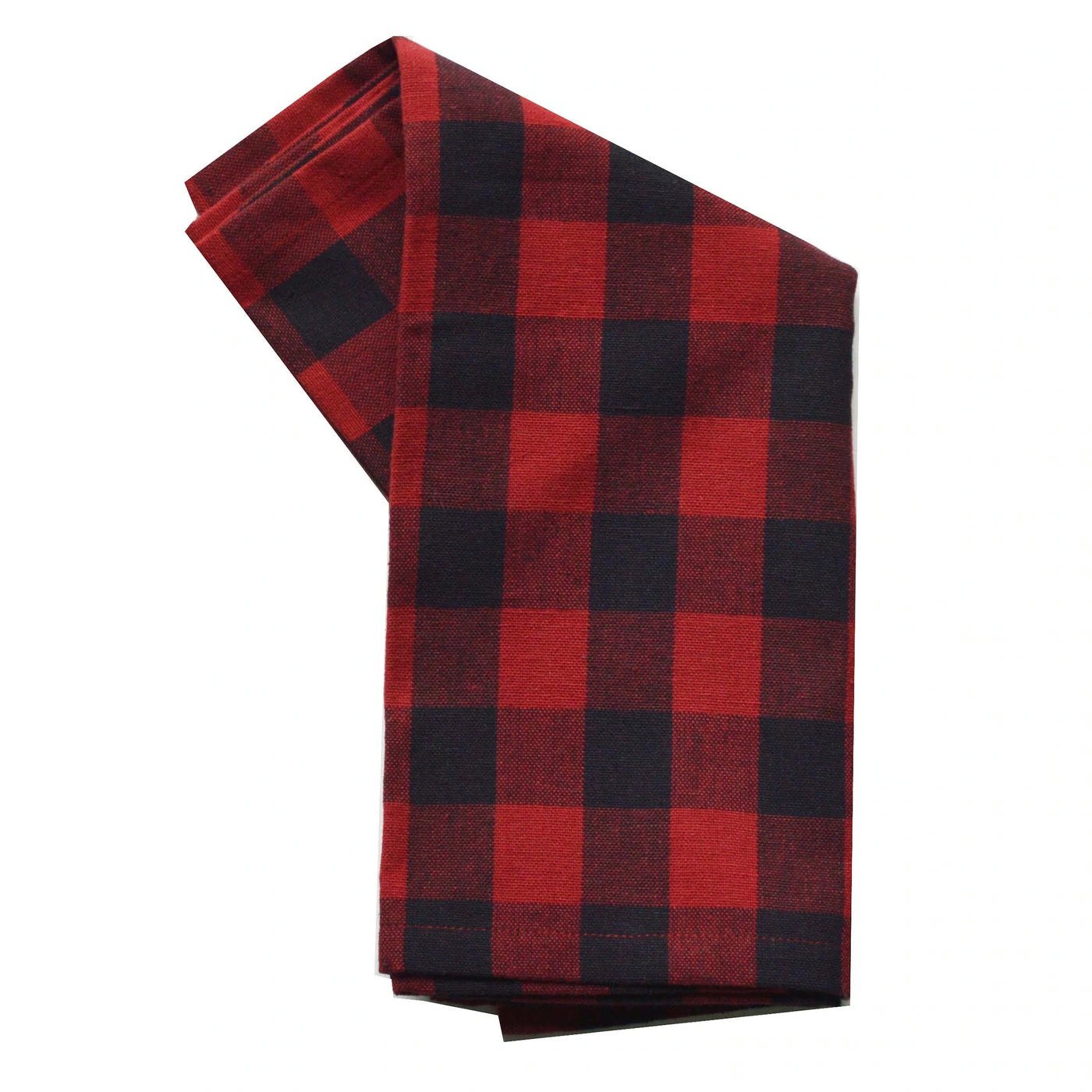 Tea Towel - Red & Black Buffalo Check - 20"x28"
