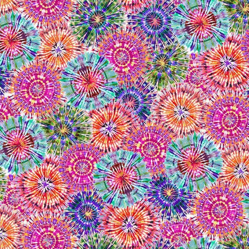 Wide Back - Starburst Bright Multi Color