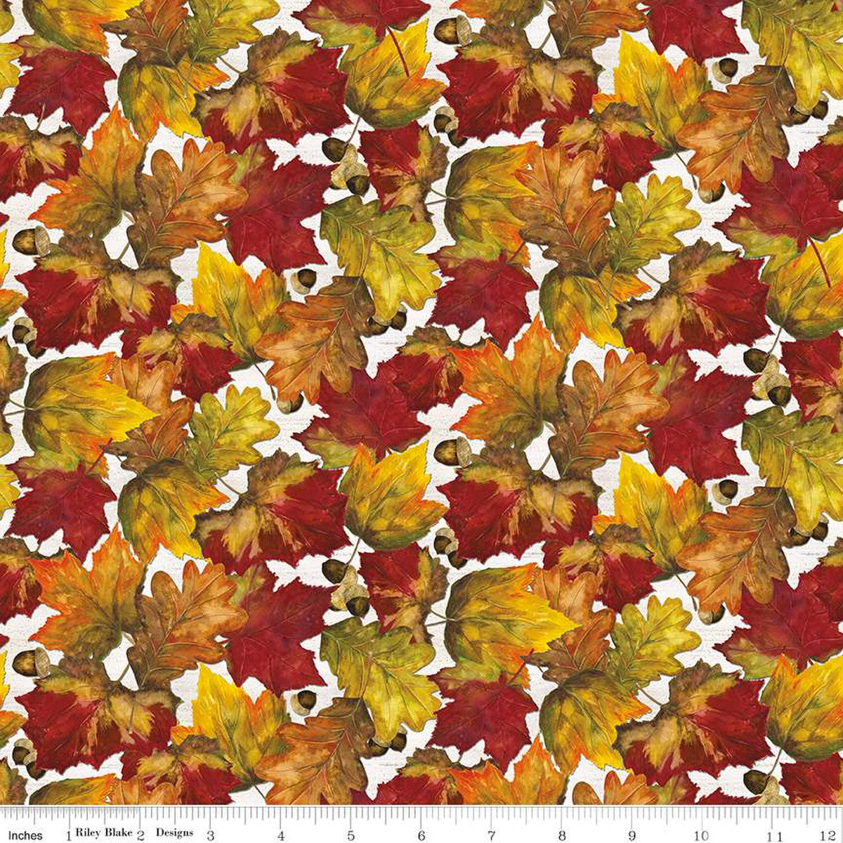 Fall Barn Quilts - Foliage Parchment - C12202-PARCHMENT