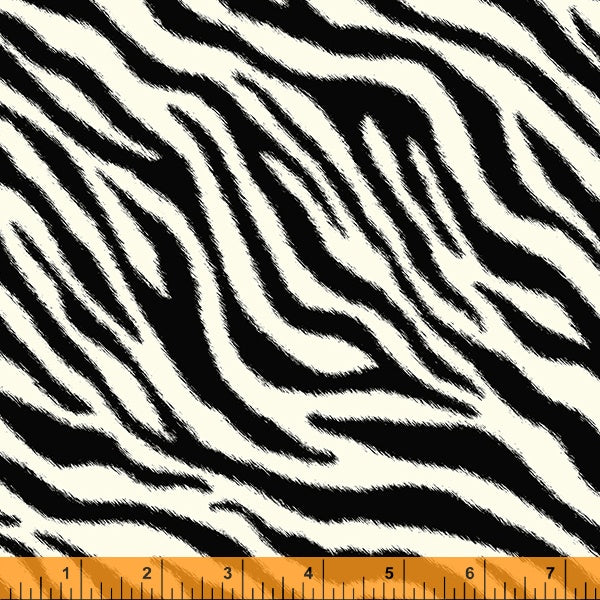Savanna Sunrise - Skins Zebra - 32743C-1 BLACK