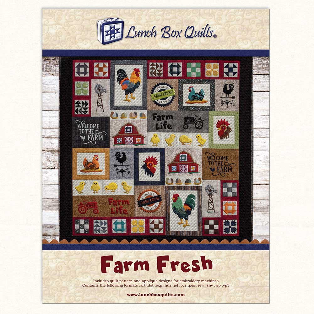 Farm Fresh -  Machine Embroidery Pattern