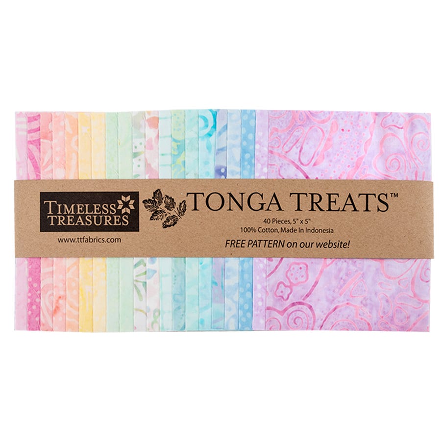 Tonga Treats Minis 5" Squares - Chiffon - 40 - 5" squares