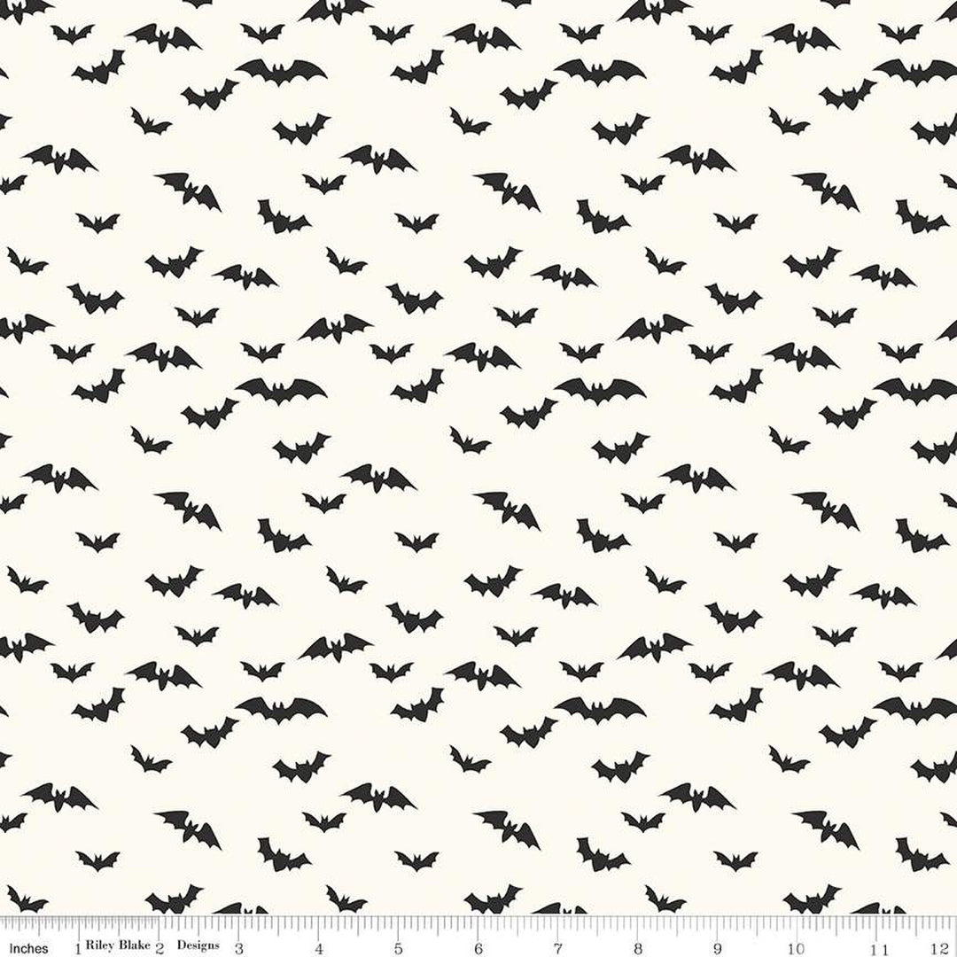 Bad to the Bone - Bats Off White - C11923-OFFWHITE
