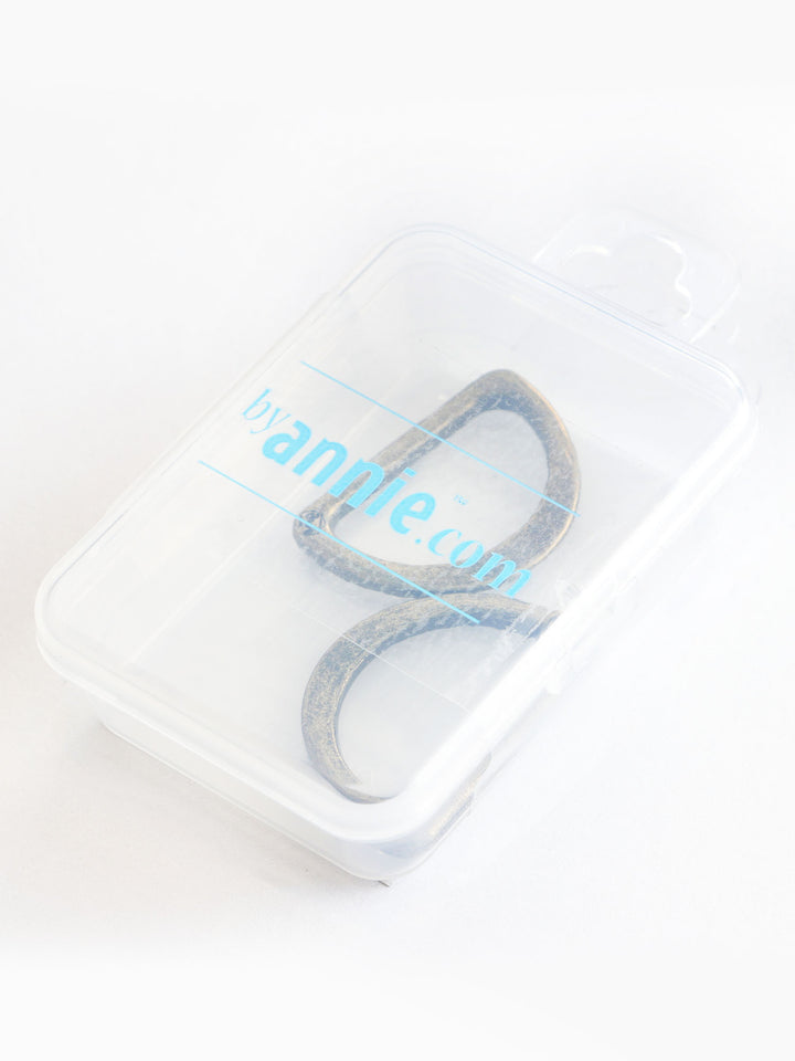 1" Metal D-Rings  - package of 2