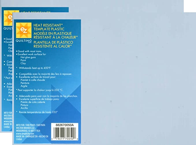 Mylar Heat Resistant Template Plastic 12" x 18" Sheet