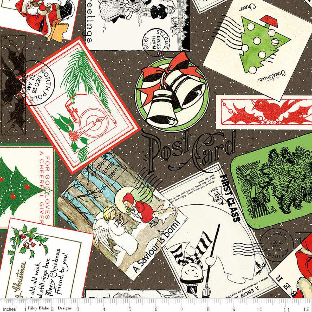 Nicholas - Christmas Posts Charcoal - C12334-CHARCOAL