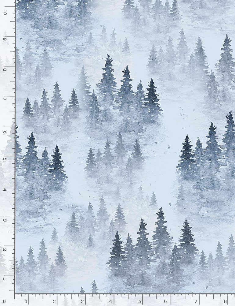 Winter Woods - Winter Evergreen Trees CD1215