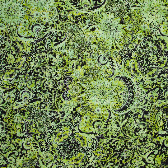 Lustre - Citrus Green - 81221-72 - Banyan Batiks