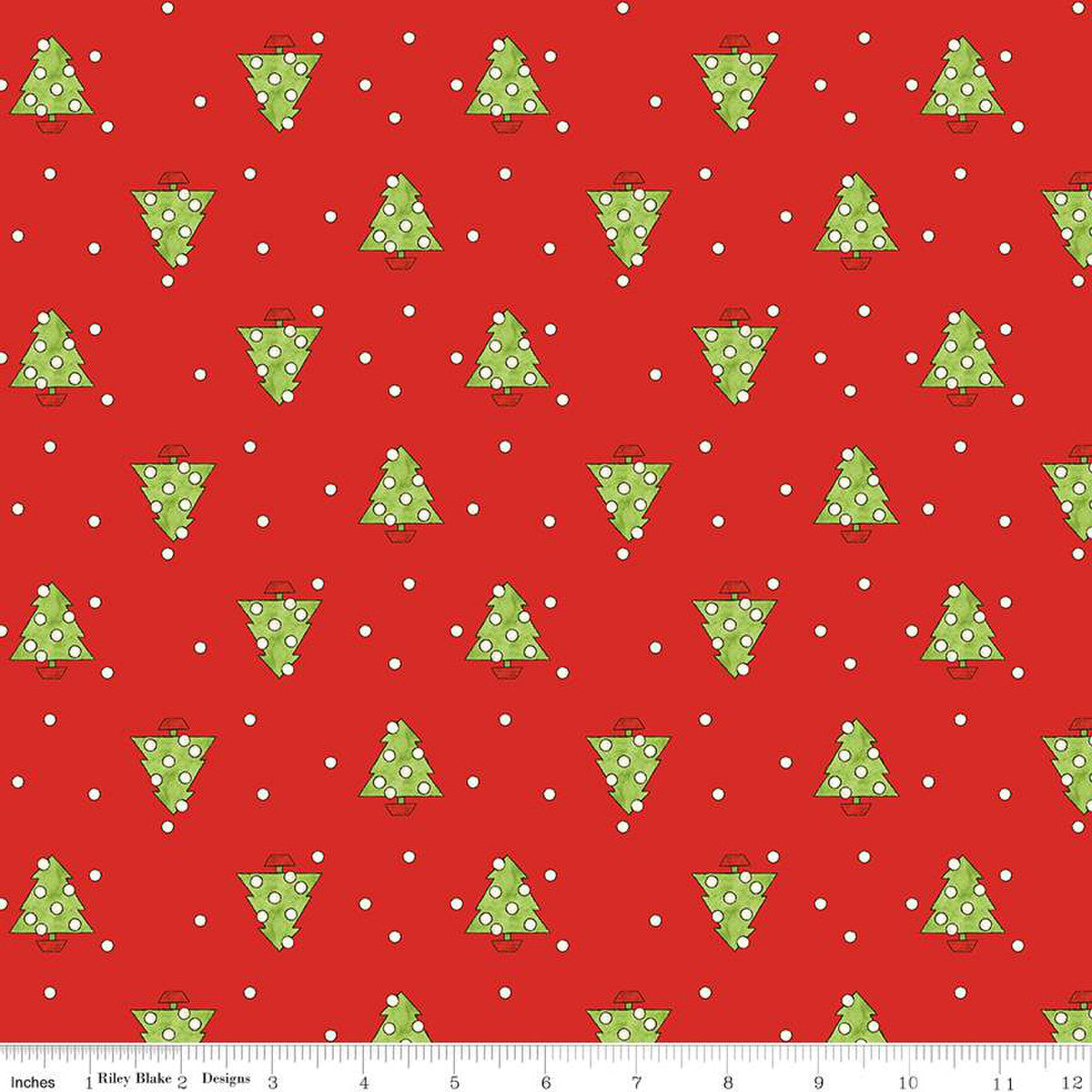 Nicholas - Tiny Trees Red - C12339-RED