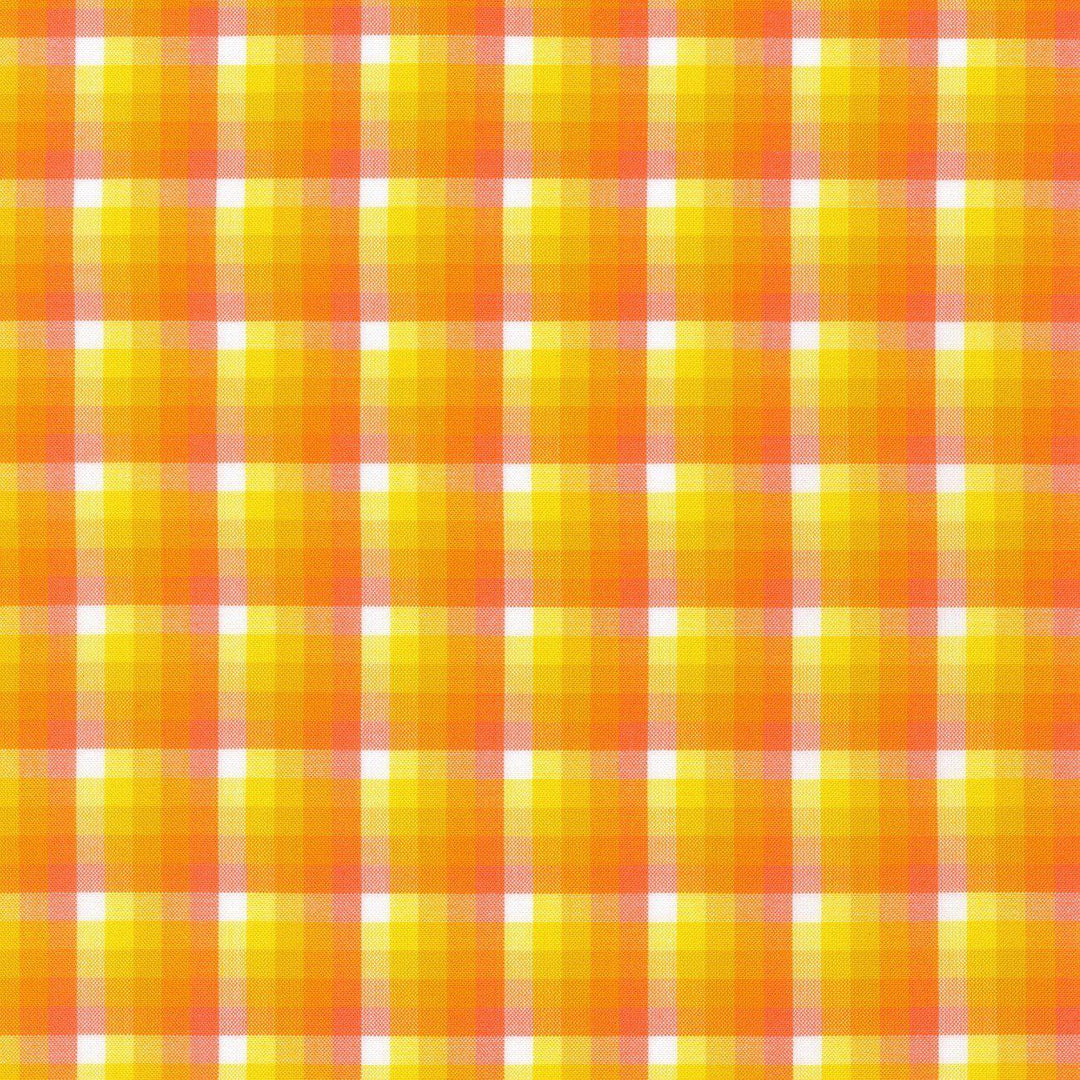 Kitchen Window Wovens - Plaid Orangeade