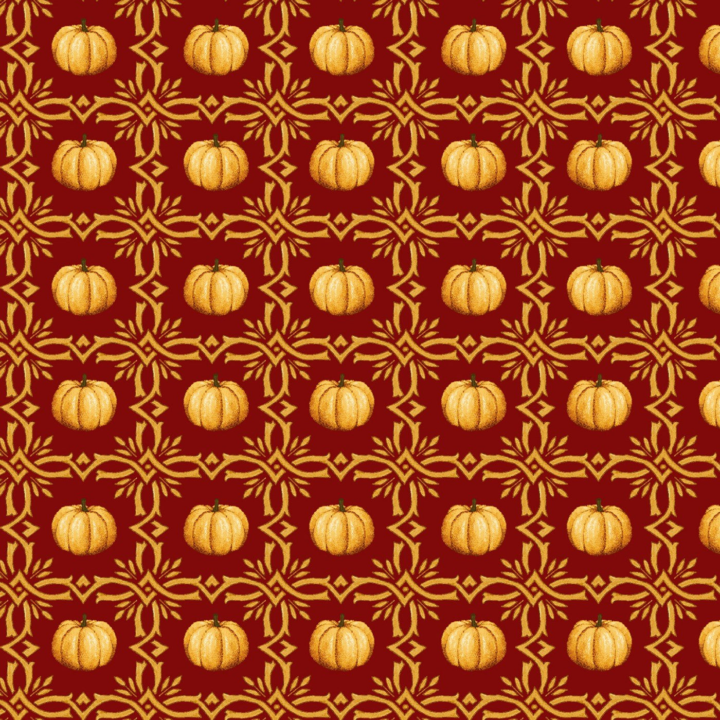 Haunted Village - Pumpkin Foulard - GLA-2800-35 PUMPKIN