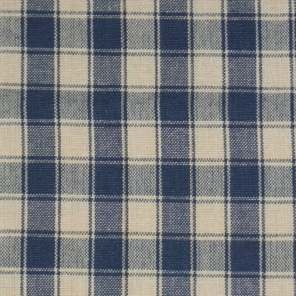 Tea Towel - Navy & Tea Dyed House Check - 20"x28"