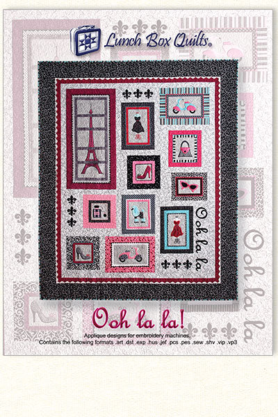 Ooh la la! - Machine Embroidery Pattern