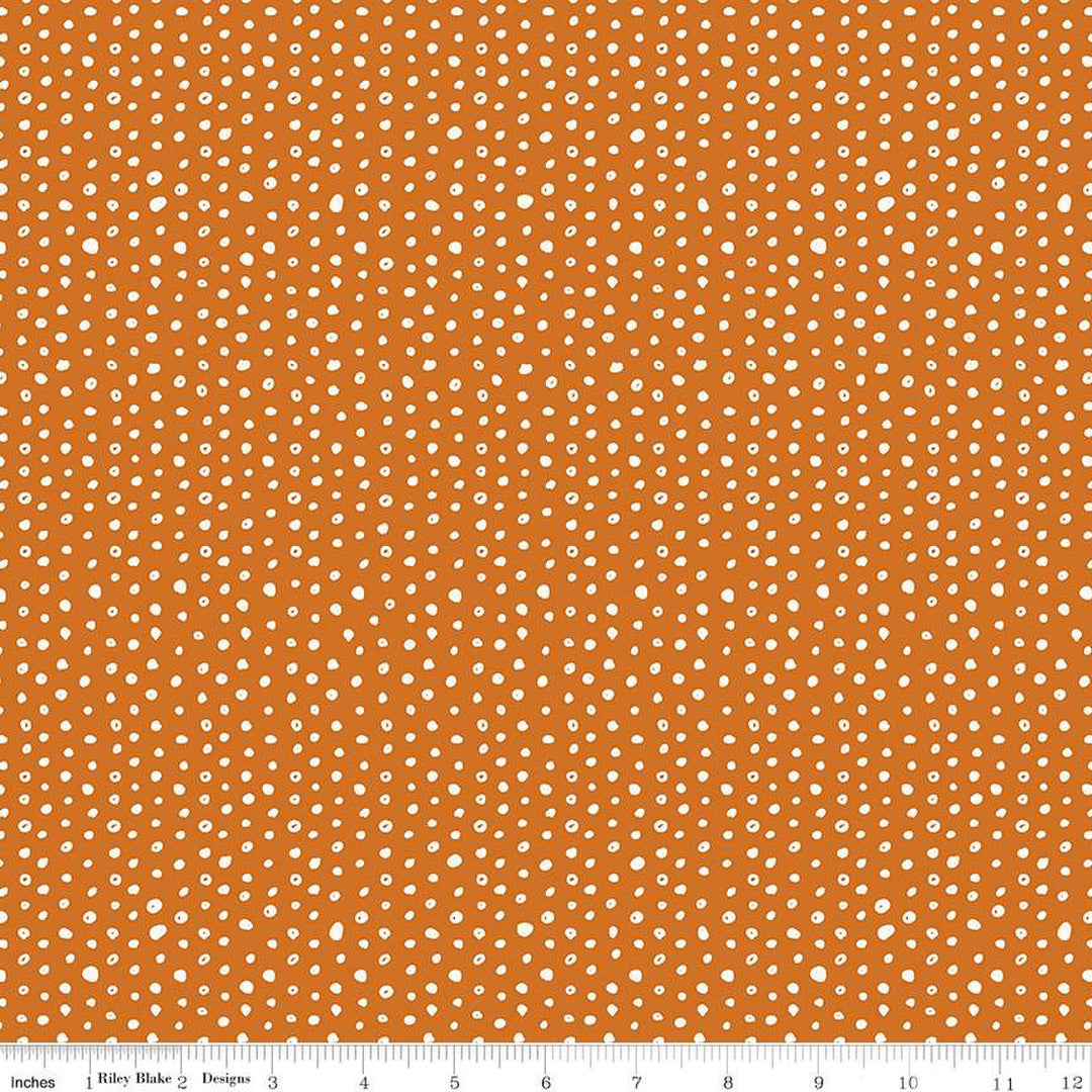 Bad to the Bone - Dots Orange - C11926-ORANGE