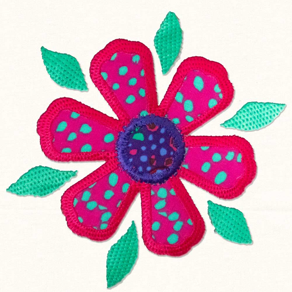 Just Flowers-  Machine Embroidery Pattern