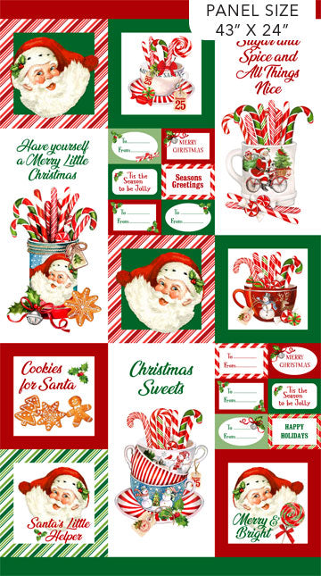 Panel 225 - Peppermint Candy - Block Panel