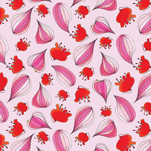 Fantasy Garden - Pods and Petals Pink - 13240-21