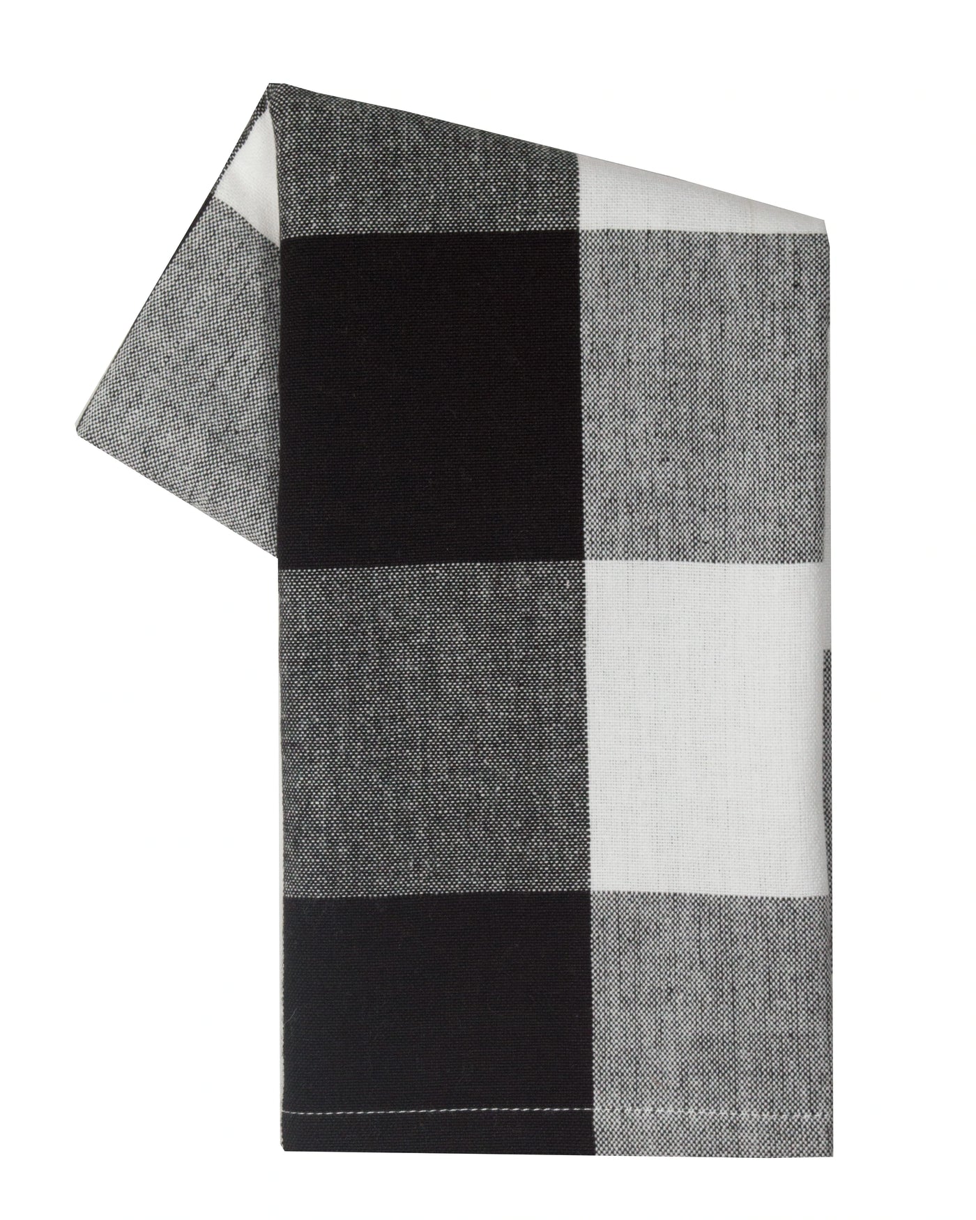 Tea Towel - Black & White 3" Check - 20"x28"