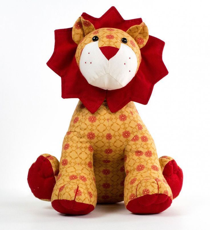 Funky Friends Factory - Larry the Lion - 12" Soft Toy Pattern
