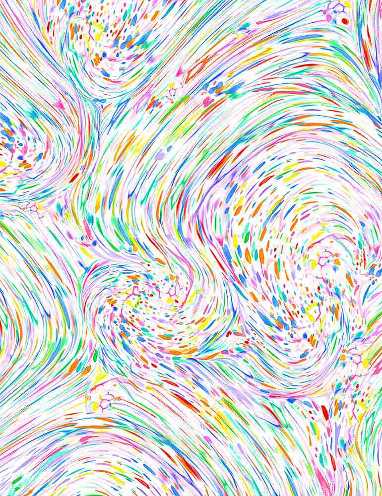 Rainbow Rose - Rainbow Splatter Swirls CD8951