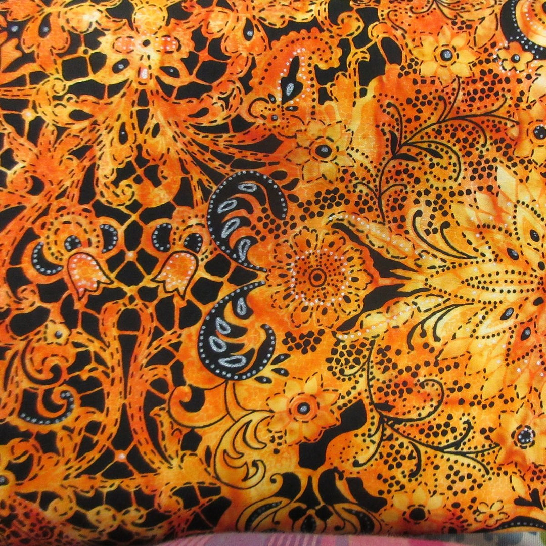 Lustre - Wild Orange - 81221-59 - Banyan Batiks