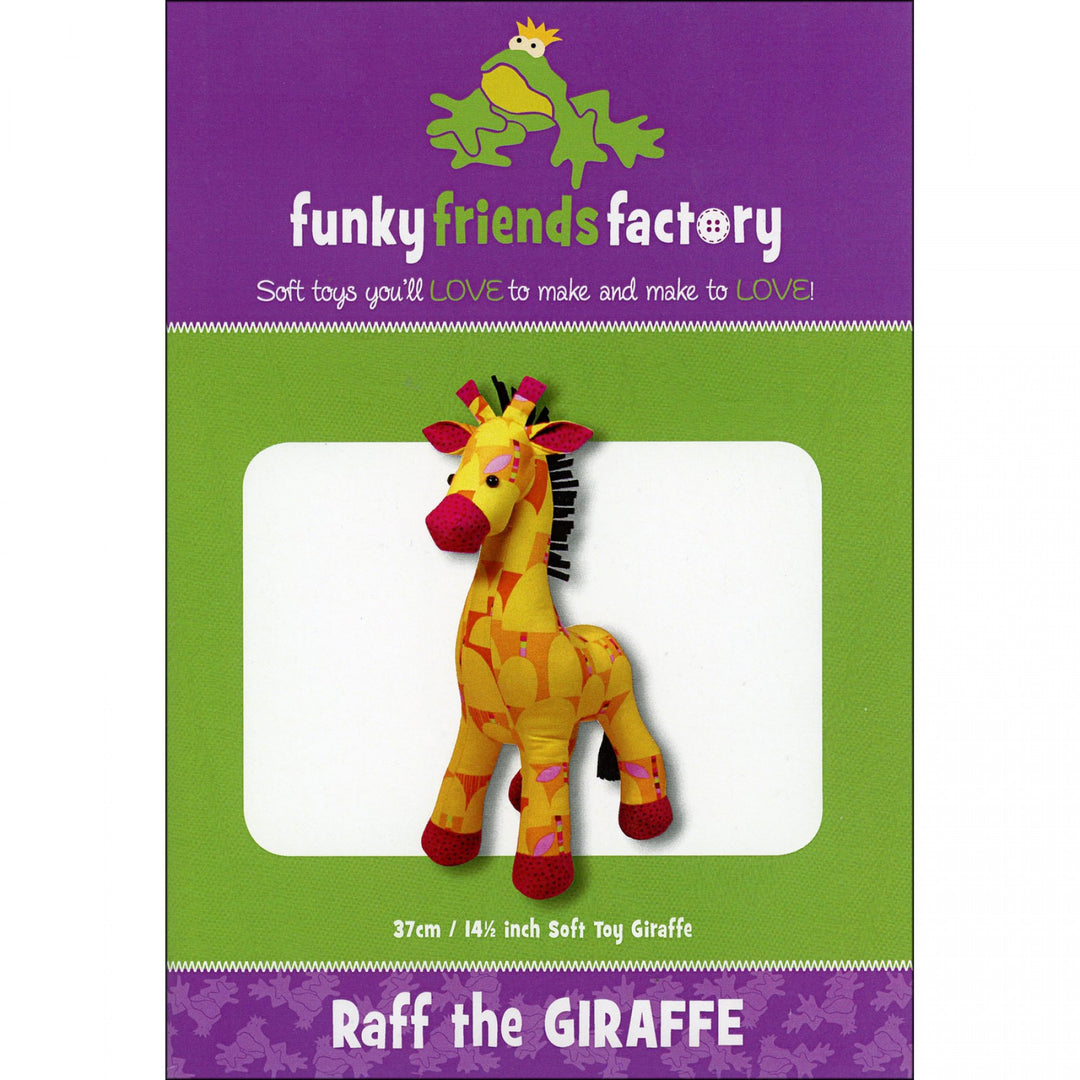 Funky Friends Factory - Raff the Giraffe - 16" Soft Toy Pattern