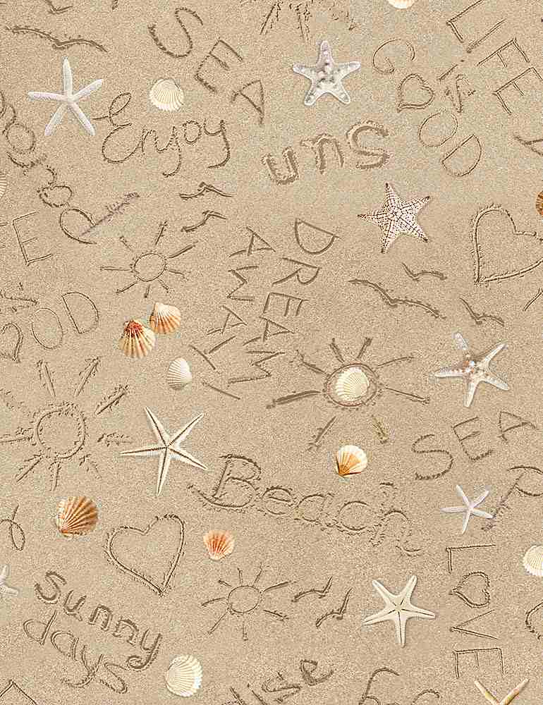 Beach Dreams - Writing on Sand - BEACH-C1234 SAND