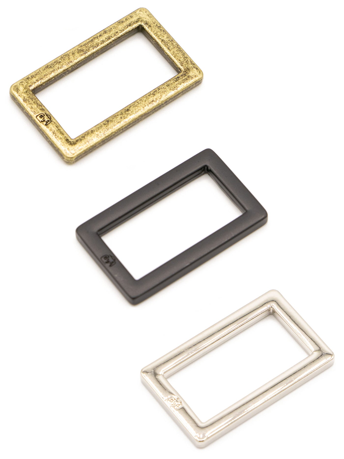 1" Rectangle Ring - Set of 2